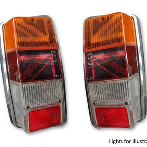 Classic mini Union Jack MK4/5 rear light inserts