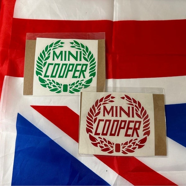 Mini Cooper crest sticker