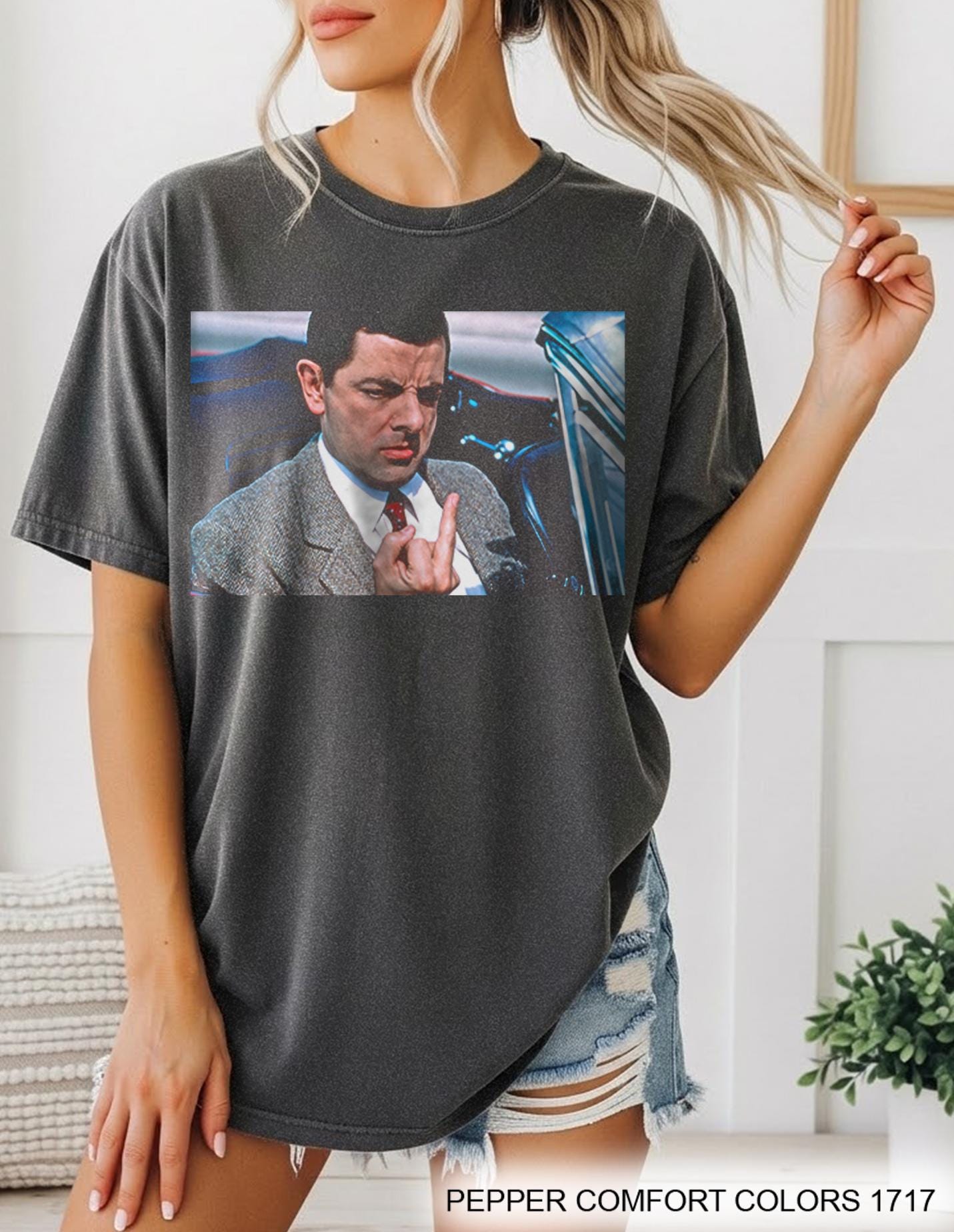 90s Hanes Mr. Bean MACHO Magazine Tシャツ vintage 90s MR BEAN
