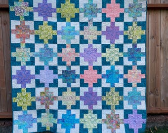 Modello per quilt a motivo oscillante, design a strisce adatto ai principianti (modello in PDF)