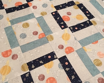 Window Box Beginner Quilt Pattern, Strip Pieced (PDF Pattern)
