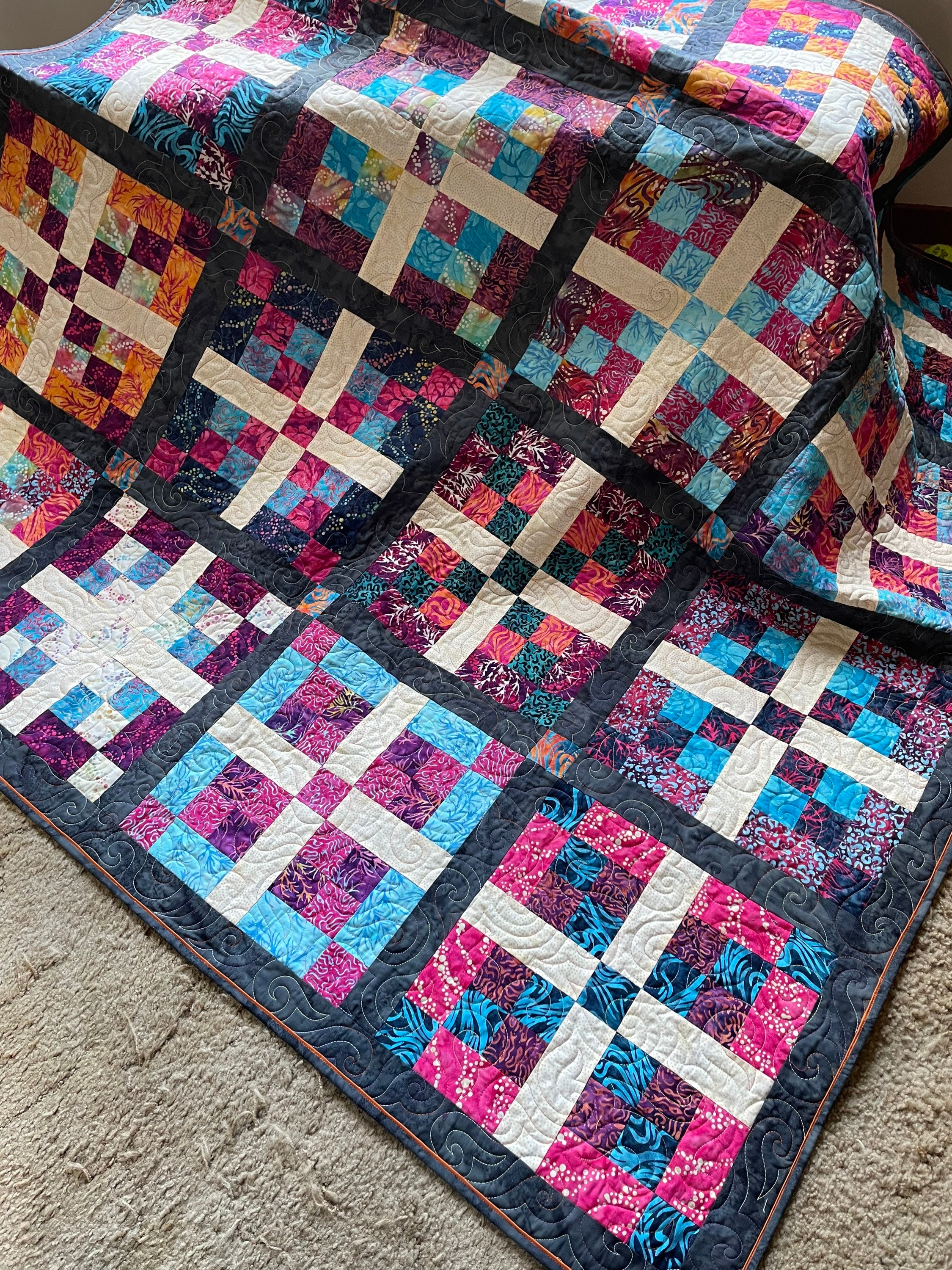 Enlaced Quilt Pattern: Jelly Roll & Layer Cake Friendly (PDF Pattern ...