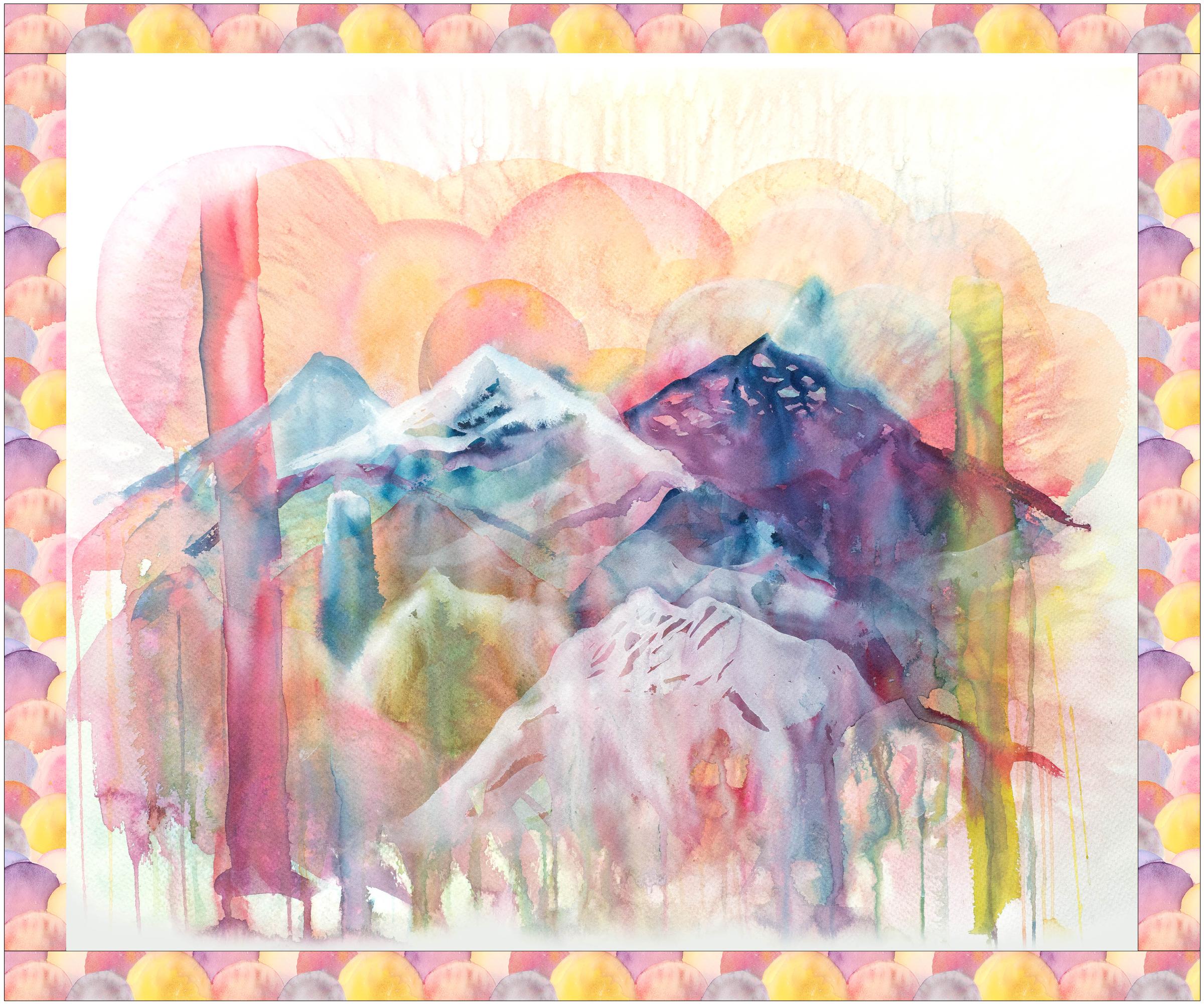 Daybreak Panel Quilt Pattern, Delectable Mountains - Etsy