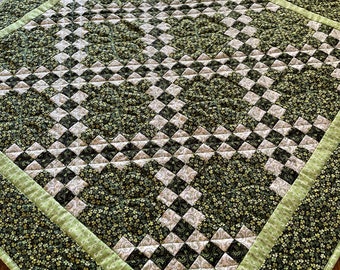 Irish Chain Quilt Pattern, Beginner Friendly (PDF Pattern)