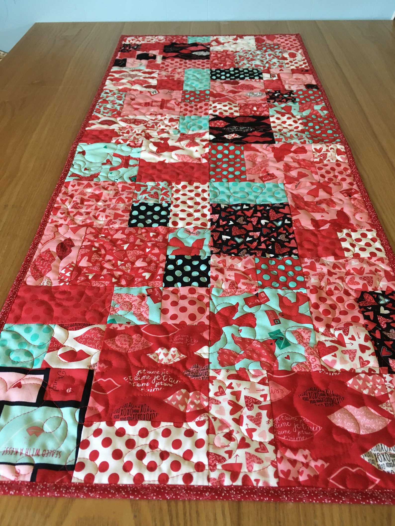 PDF Charm Square Table Runner or Table Topper Quilt Pattern Etsy