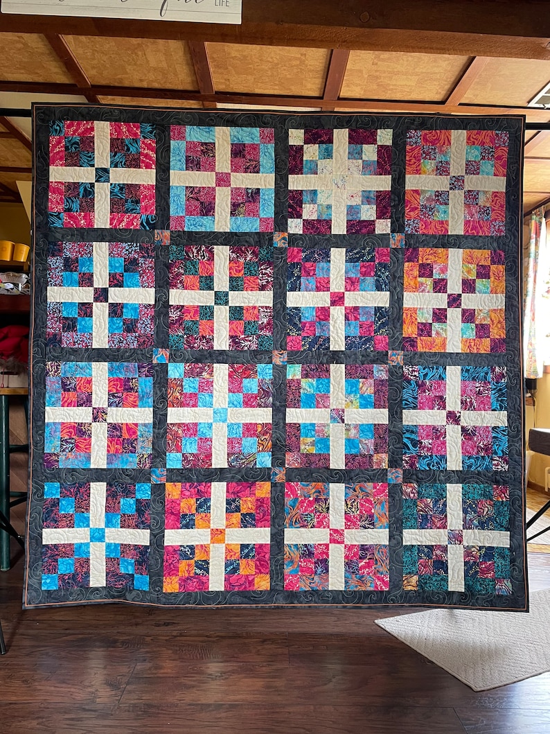 Enlaced Quilt Pattern: Jelly Roll & Layer Cake Friendly (PDF Pattern ...