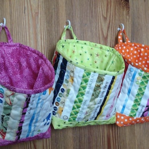 Mini Selvage Storage Bin PDF Pattern for Selvage Fabric basket
