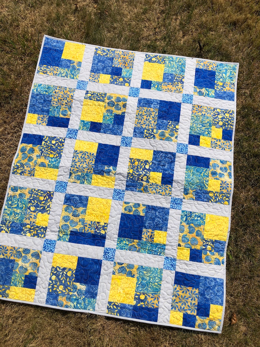 Cityscape Modern Quilt Pattern PDF File Instant Download Etsy