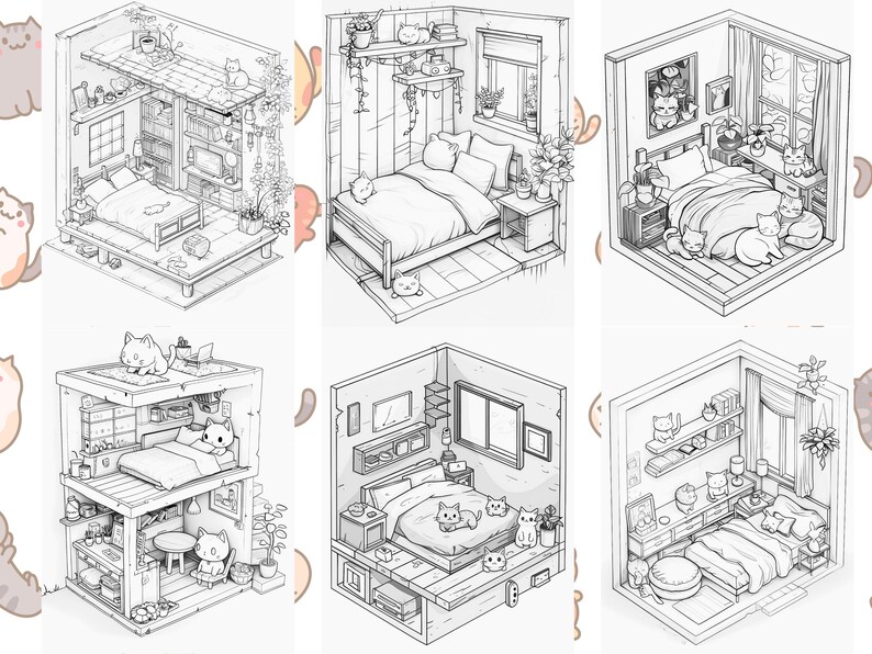 Cute cat coloring
Adult coloring book
Kawaii coloring book
Cute coloring pages
Corner Coloring
Pocket Room
Kawaii cat coloring
kawaii cat
cat coloring pages
cat coloring
Printable Kawaii
Relaxing Coloring
isometric