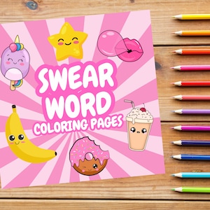 Palavrões, palavrões engraçados, colorir para adultos, palavrões para colorir, páginas para colorir para adultos, folhas para colorir, palavrões para colorir