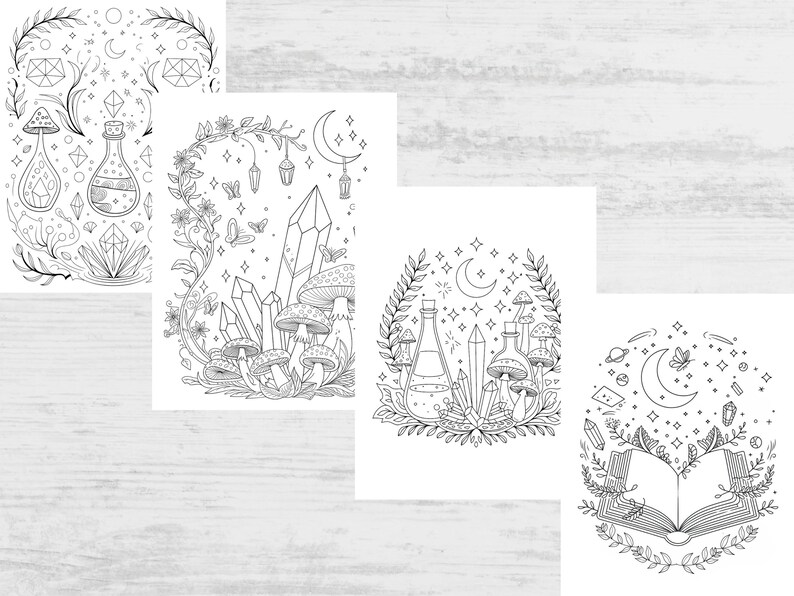 Witch Coloring Pages
Witchy Coloring
Printable Coloring
Digital Coloring
Adult Coloring
Crystal Coloring
Spellbook Coloring
Magic Coloring
Witch Aesthetic
Spiritual Coloring
Halloween Printable
Coloring Bundle
Mindfulness Art