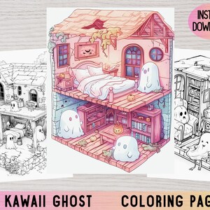 Ghost coloring pages
Ghost colouring
Spooky coloring
adult coloring pages
Halloween coloring
Printable ghost
pocket room
hounted house
kawaii gost
cute ghost coloring
spooky fun
halloween printable
isometric room
