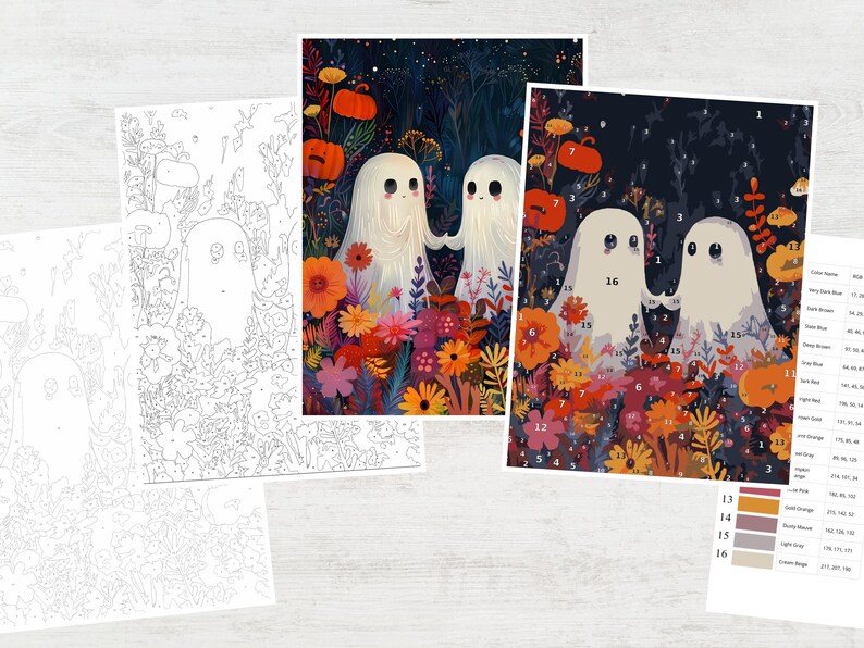 halloween coloring
cute halloween book
color by number pdf
printable coloring
digital coloring
relaxing coloring
adult coloring
kids coloring book
easy color by number
spooky coloring
instant download
procreate coloring
spooky cutie pages