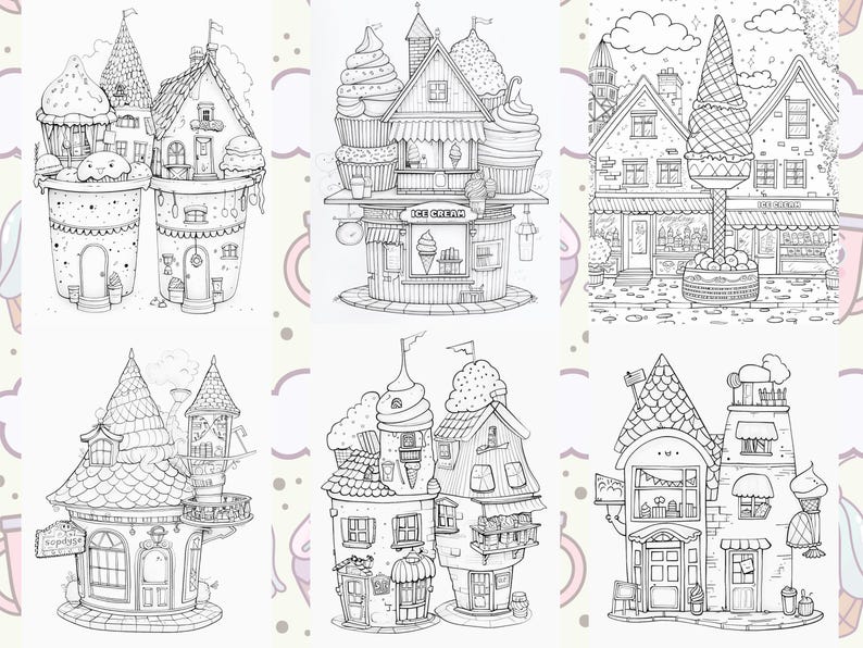 Cute coloring pages
Adult coloring
Kawaii coloring
coloring therapy
cupcake coloring
Sweets coloring
Kawaii house
ice cream coloring
fantasy coloring
food coloring pages
colouring book
tiny houses coloring
storefronts coloring