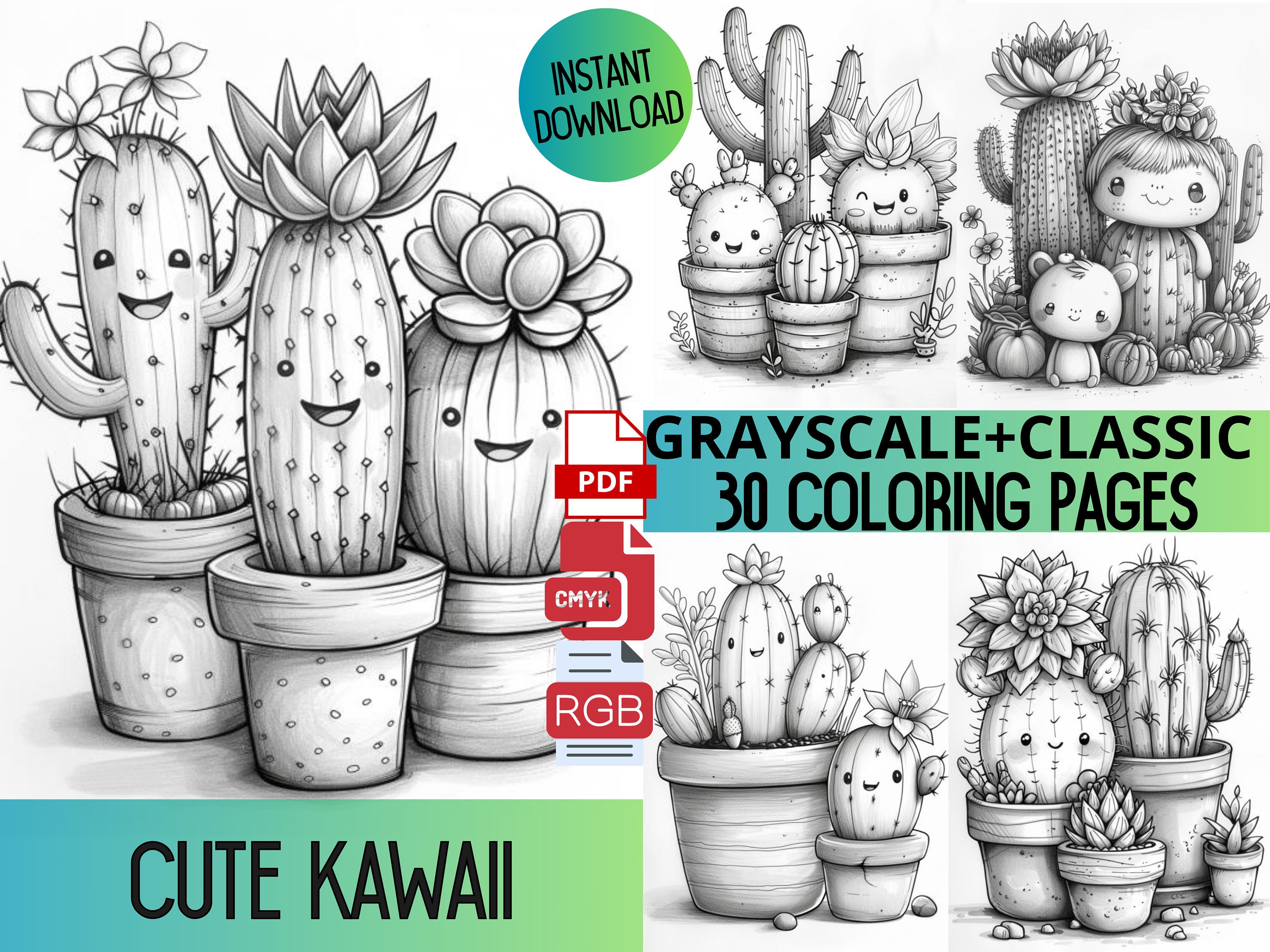 Cute Kawaii Coloring Pages, Kawaii Printable Coloring Pages, Coloring