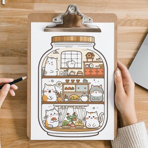 Kawaii cat coloring
Cat coloring page
Coloring kawaii
Kawaii cat book
in the jar coloring
Cute cat coloring
Kawaii pages
Relax coloring
Kawaii coloring
Cat coloring
Jar coloring
Fantasy cats
Color for adults