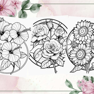 plants coloring
nature coloring
Floral Coloring
printable flower
flowers coloring
coloring book
coloring pages
colouring book
instant download
stained glass pages
stress relief
Stained glass flower
Floral stained glass