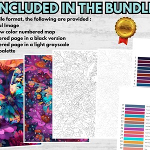 butterfly color
color by number
color by number pdf
color by number png
printable coloring
adult coloring book
digital coloring
easy coloring art
coloring by number
floral butterfly
paint by numbers
by number procreate
large number color