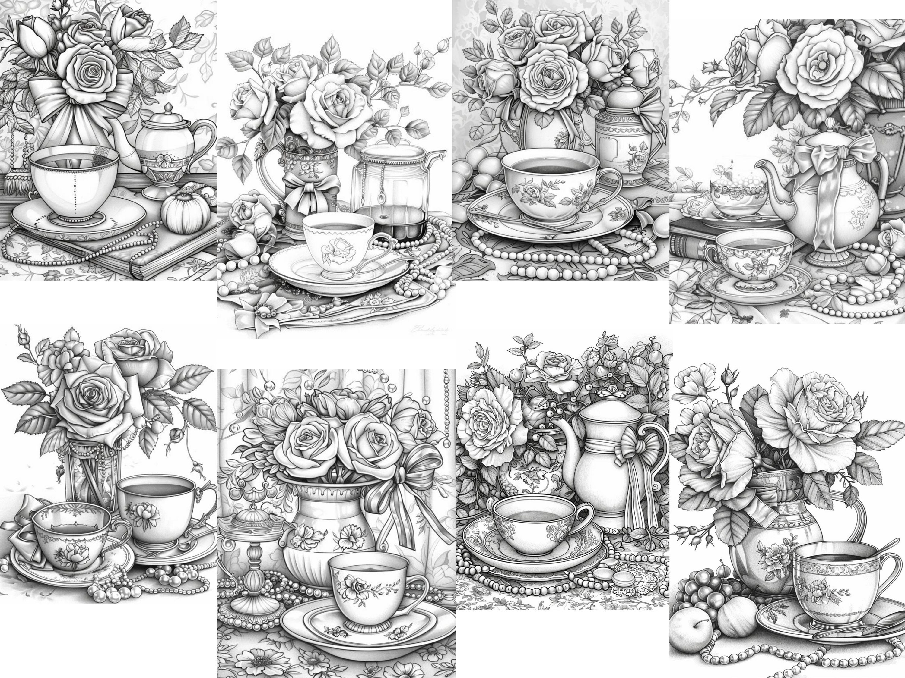 Victorian Coloring, Adult Coloring, Victorian Coloring Books, Bows ...