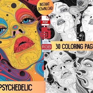 Psychedelic coloring pages, Adult coloring, Stress relief, Psychedelic colouring book, Coloring pages, Coloring for adult, Pattern coloring