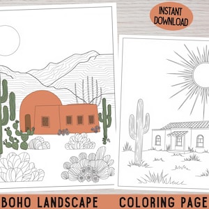 Minimalist Coloring Pages, Simple Coloring Designs, Modern Minimalist Coloring Book, Adult Minimalist Coloring, Boho Printable Pages
