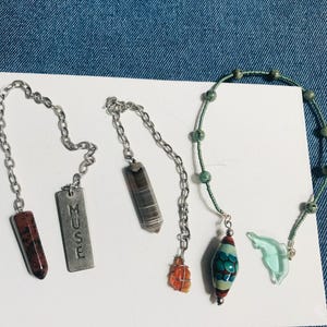 Choice of 3 Dowsing Crystals for Divination, OOAK Pendulums, Metaphysical, Pagan, Wiccan,  Limited Edition Dee Tilotta Designs