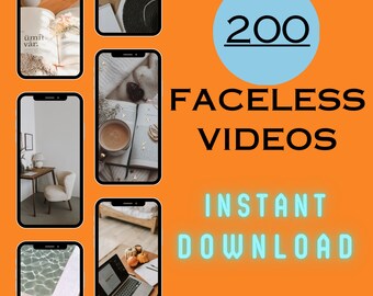 200 Videos Sin Cara, haz crecer tu instagram, Tik Tok, Plantillas de Negocios, Videos Estéticos