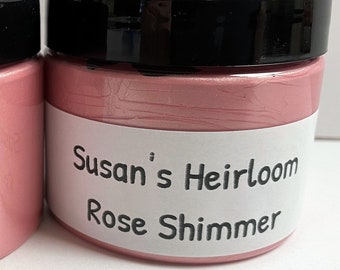 Heirloom Rose Shimmer Pourage Posse Paint 8 Ounce Jar 