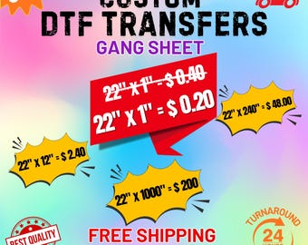 Transferencia DTF personalizada para hojas de herramientas, lista para planchar, a todo color. Suba su hoja de herramientas, planchar para estampar. Calcomanías.