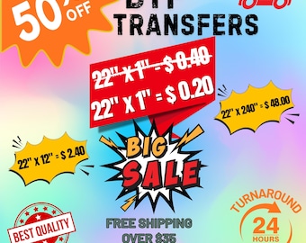 Transferencias DTF a granel / Impresiones directas a película personalizadas para imprentas y pequeñas empresas / Transferencias a todo color listas para prensa térmica