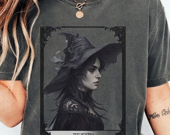 Vintage Halloween Tarot Card Shirt: Witchy Goblincore Tee
