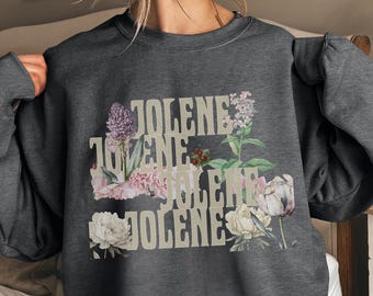 Western Graphic Tee Cowgirl Shirt Oversized Cotton Comfort Color Jolene Design Floral Wildflower Country Music Concert Outfit Rodeo Style