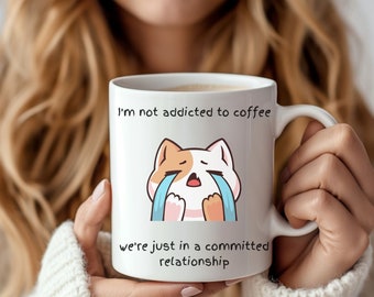 funny cat mug, coffee addicts funny mug,Cat Owner Mug,Mug For Pet Lover,funny cat mug, cute cats mug, Coffee Mug For Cat Lover.