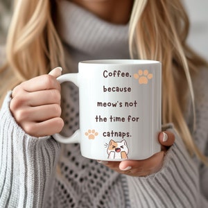 Coffee Mug For Cat Lovers, Cat Owner Mug,Fluffy Cat,Mug For Pet Lover,funny cat mug, cute cats mug zdjęcie 3