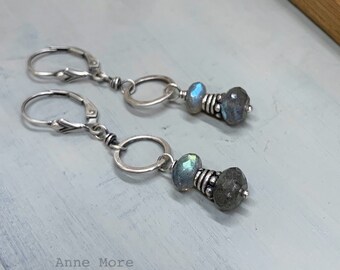 Labradorite Earrings by Anne More Jewelry