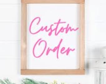 Custom Order Straw Charm