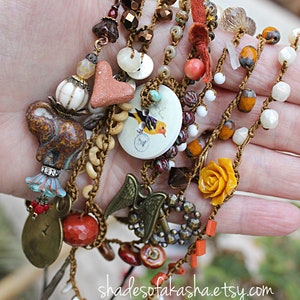 ONLINE CLASS Eclectic Beaded Crochet Necklace Bohemian Jewelry