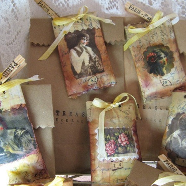 Bee's Wax gift pouch tutorial party favors TREASURY LIST instant download