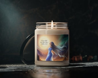 Uplift Your Spiritual Sanctuary || Shine Bright Scented Candle | Inspired by Matthew 5:16 | Aromatic Faith Infusion #FaithAroma #DivineLight