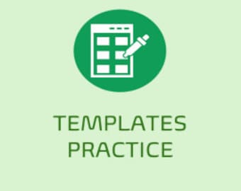 Excel Templates Assignments