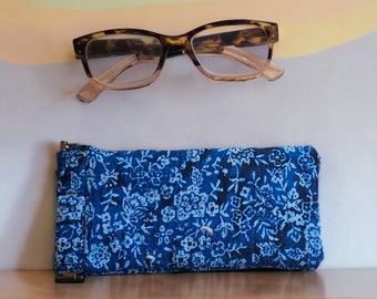 Sunglass Case Eyeglass Case, Snap Open, Lined and Padded. FREE SHIPPING