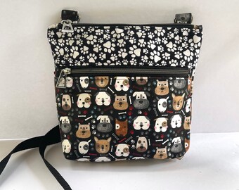 dog print purses