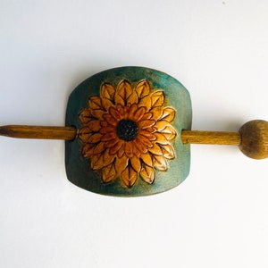 Gold Hair Clip With Hair Stick, Loop Hair Pin, Hair Slide Metal