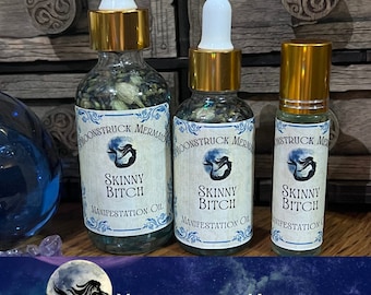 Skinny Bitch Attraction Oil, Ritual Oil, Manifestation Oil, Spell Oil, Beauty Oil, Love Oil, Magic Oil, Magick Oil, Anointing Oil