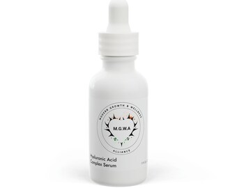 M.G.W.A Hyaluronic Acid Complex Serum: Lock-in Hydration & Plumpness for All Skin Types (Vegan and Cruelty-Free)