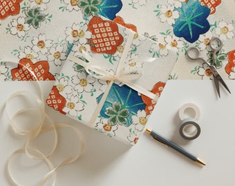 Patterned Wrapping Paper Sheets - Floral