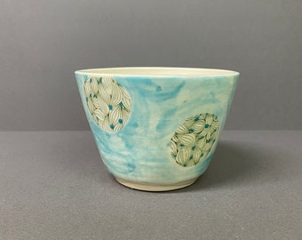 Ceramic snack Bowl, Small Tapa Bowl, Porcelain handmade Bowl
