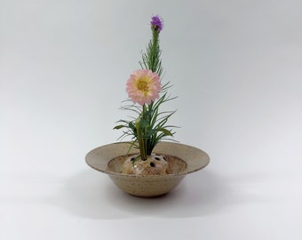 Hand Thrown Contemporary Lotus Ikebana Vase , convenient to use more than one on a table setting, flower arrangement