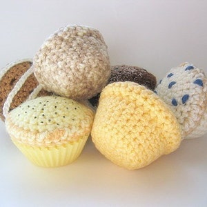 Modèle Au Crochet, Muffins Au Crochet, Nourriture Au Crochet, Nourriture Pour Jouer, Truc Au Crochet, Modèle De Peluche Au Crochet, Amigurumi, Jouets Pour Enfants, Décoration De La Maison image 2