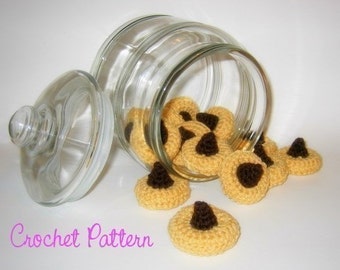 Crochet Pattern, Crochet Peanut Blossom Cookie, Crochet Food, Crochet Plushie, Kids Toys, Home Decoration, Crochet Play Food, Amigurumi